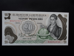 COLOMBIE : 20 PESOS ORO  1.1.1981  P 409d   SPL+ - Kolumbien