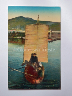 BOLIVIA Lago Titicaca Boat Fisherman South America AK Old Postcard - Bolivien