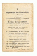 Souvenir De L'Ordination De L'Abbé Georges SAUVAGET De SAINTES En 1928 - Paroisse St-Eutrope - La Rochelle (fr57) - Otros