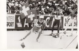 1608   LAHTI    FOTO    18 X 12  CM  WETTER AUF SKIFAHREN - Sports D'hiver