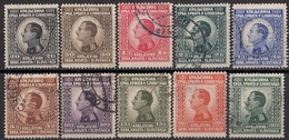 YUGOSLAVIA 176-185,used,falc Hinged - Sonstige & Ohne Zuordnung