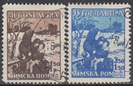 YUGOSLAVIA 320-321,used,falc Hinged - Otros & Sin Clasificación