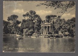 ROMA Villa Borghese Il Laghetto FG V  SEE SCAN - Parques & Jardines