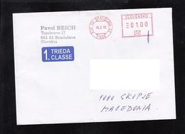 COVER / MASHINE CANCEL / MACEDONIA ** - Covers & Documents