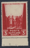 Varieta' Senza Effigie Del Redentore - 1945 Opere Di Carita' Di Pio XII 3 Emissione (2 Immagini) - Variedades & Curiosidades