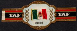 Flag MEXICO - Belgium Belgique - TAF - CIGAR CIGARS Label Vignette - Etiquettes