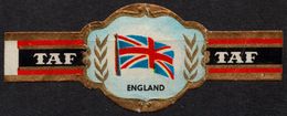 Flag GREAT BRITAIN England - Belgium Belgique - TAF - CIGAR CIGARS Label Vignette - Etiquettes