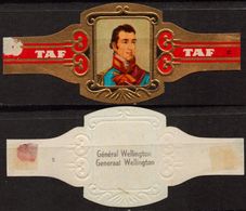England Great Britain GENERAL Wellington Soldier - Belgium Belgique - TAF - CIGAR CIGARS Label Vignette - Etiquetas