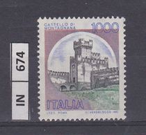 ITALIA REPUBBLICA, 1980	Castelli L. 1000 Nuovo - 1971-80:  Nuovi