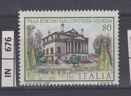 ITALIA REPUBBLICA, 1980	Ville L. 80 Nuovo - 1971-80:  Nuovi