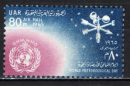 EGITTO - 1965 - Fifth World Meteorological Day - MH - Airmail