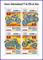 GUINEA REP. 2018 MNH** Isle Of Man TT Race Motorcycle Motorräder Motos M/S - IMPERFORATED - DH1809 - Motorbikes