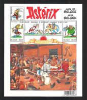 BELGIQUE (2005) - COB 3433/38 BLOC 123**MNH - ASTERIX CHEZ LES BELGES (UDERZO) - Bandes Dessinées