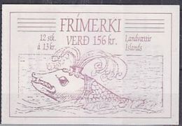 Iceland 1987 Coat Of Arms Booklet ** Mnh (37902) - Postzegelboekjes
