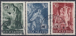 YUGOSLAVIA 714-716,used,falc Hinged - Andere & Zonder Classificatie