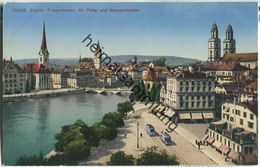 Zürich - Fraumünster - St. Peter - Grossmünster - Strassenbahn - Verlag Wehrli AG Kilchberg 20er Jahre - Kilchberg