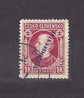 Slovakia Slowakei 1939 Gest ⊙ Mi 25 Sc 25 A.Hlinka Overprinted, Mit Aufdruck „SLOVENSKY STAT“. C5 - Gebraucht