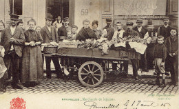 Bruxelles Marchande De Légumes  TOP Animation Edit. Grand Bazar Anspach 1905 - Artigianato