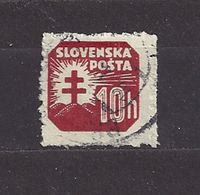 Slovakia Slowakei 1940 Gest ⊙ Mi 58 Sc P 23 Newspaper Stamps II. Zeitungsmarken. Private Perforated, Gezähnt. C1 - Oblitérés