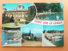 V07-74-D4-dep--74-sciez-sur Le Leman-multivues-le Domaine De Coudree -plage-eglise -port-- - Sciez