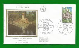 Frankreich  1978   Mi.Nr. 2099 , EUROPA CEPT Baudenkmäler - FDC - Premier Jour 6 Mai 1978 Paris - 1978