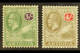 1921-9 3s Green & Violet, 4s Grey-black & Red, Wmk Script CA, SG 79/80, Very Fine Mint (2). For More Images, Please Visi - Sonstige & Ohne Zuordnung