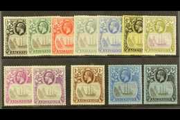 1924-33 Badge Of St Helena Complete Set, SG 10/20, Very Fine Mint (12 Stamps) For More Images, Please Visit Http://www.s - Ascension