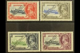1935 Silver Jubilee Set Complete, Perforated "Specimen", SG 31s/34s, Nhm (4 Stamps) For More Images, Please Visit Http:/ - Ascension