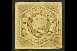 NEW SOUTH WALES 1854-59 6d Greyish Brown Diadem, Error Of Watermark "8", SG 96a, Fine With Four Margins And Neat Upright - Autres & Non Classés