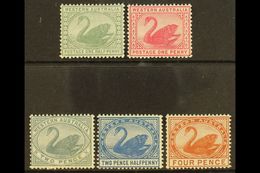 WESTERN AUSTRALIA 1885-93 Complete Set To 4d, SG 94/98, Fine Never Hinged Mint, Very Fresh. For More Images, Please Visi - Sonstige & Ohne Zuordnung