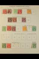 1913-1935 ALL DIFFERENT MINT COLLECTION CAT £1000+ Presented On "New Ideal" Printed Pages With "Specimen" Opt'd And Usef - Altri & Non Classificati