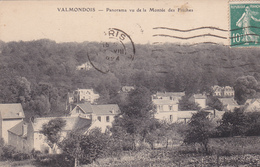 95. VALMONDOIS .CPA. RARETÉ . PANORAMA VU DE LA MONTÉE DES FRICHES. ANNEE 1924 - Valmondois