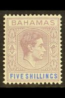 1938-52 5s Lilac & Blue Thick Paper, SG 156, Never Hinged Mint With Usual Streaky Gum & Striking Appearance! For More Im - Other & Unclassified