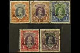 1938-41 1r To 10r And 25r, SG 32/35 &37, Fine Cds Used. (5) For More Images, Please Visit Http://www.sandafayre.com/item - Bahreïn (...-1965)