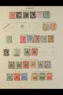 1865-1936 MINT ONLY COLLECTION Presented On Printed "New Ideal" Album Pages & Includes 1865 CC Wmk 1d Pale Rose & Perf 1 - Bermudas