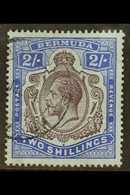 1918-22 (wmk Mult Crown CA) KGV Key-type 2s Purple And Blue/blue With WATERMARK REVERSED, SG 51bx, Very Fine Used. Attra - Bermudas