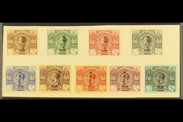 1921 Tercentenary Of Institutions Set Overprinted "Specimen", SG 68s/76s, Very Fine Mint, Mounted On UPU Card. Cat £350  - Bermudas