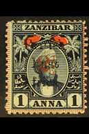 1897 "2½" In Red (type 14) On 1a Indigo And Red Of Zanzibar Overprinted "British East Africa", SG 88, Fine Mint. For Mor - British East Africa