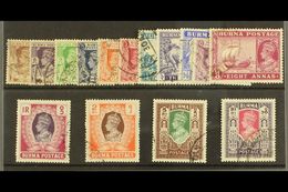 1946 Definitives In New Colours Complete Set, SG 51/63. Fine Used. For More Images, Please Visit Http://www.sandafayre.c - Birmania (...-1947)