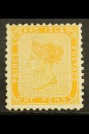 1862-69 1d Yellow Orange, Perf Compound 11-11¼ And 11½-12, SG 21, Fine Mint With OG. For More Images, Please Visit Http: - Andere & Zonder Classificatie