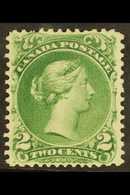 1868 2c Grass Green Large Queen, Ottawa Printing, SG 48, Fresh Unused. For More Images, Please Visit Http://www.sandafay - Otros & Sin Clasificación