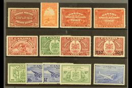 SPECIAL DELIVERY 1922-1946 ALL DIFFERENT MINT COLLECTION On A Stock Card. Includes A Complete "Basic" Run Of Issues, SG  - Sonstige & Ohne Zuordnung