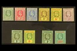 1907-09 KEVII Defins, Complete Set, SG 25/34, Very Fine Mint (10 Stamps). For More Images, Please Visit Http://www.sanda - Caimán (Islas)