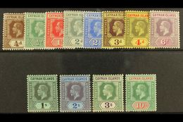1912-20 KGV Definitive Set To 3s & 10s, SG 40/50 & 52b, Very Fine Mint (12 Stamps) For More Images, Please Visit Http:// - Cayman Islands