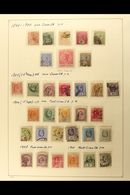 1899-1969 MINT AND USED COLLECTION Written Up On Album Pages, Includes 1899-1900 Set To 75c Used Plus 1r50 Mint, 1903 Us - Ceylan (...-1947)