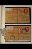 REGISTERED ENVELOPES COLLECTION 1959-74 Scarce Collection Of Used & Unused, Postal Stationery Registered Envelopes, Incl - Christmas Island