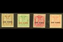 1936 "Arms" Postal Fiscal Set To £1, SG 118/21, Very Fine Mint. (4 Stamps) For More Images, Please Visit Http://www.sand - Cook Islands