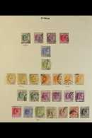 1902-35 ATTRACTIVE USED COLLECTION Includes 1902-04 Set To 4pi, 1904-10 Set 18pi, 1912-15 Set To 18pi, 1921-23 Most Valu - Sonstige & Ohne Zuordnung