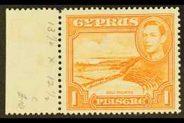1938-51 1pi Orange Perf 13½ X 12½, SG 154a, Never Hinged Mint. Fresh & Very Scarce! For More Images, Please Visit Http:/ - Otros & Sin Clasificación