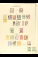 1874-1966 A Useful Old Time Collection On Scott Printed Pages Incl. 18674 1s Used, 1977-79 To 6d And 1s Used, 1882-85 ½d - Dominica (...-1978)